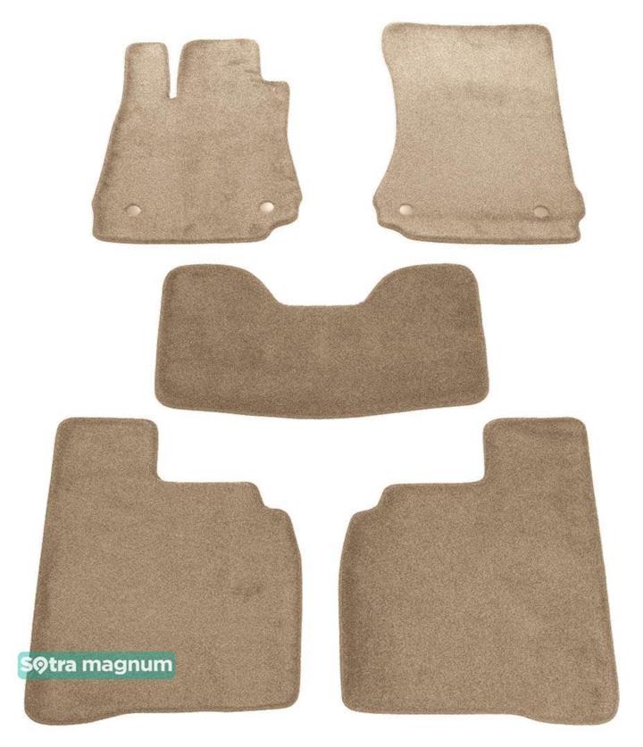 Sotra 01412-MG20-BEIGE Interior mats Sotra two-layer beige for Mercedes S-class (2006-2013), set 01412MG20BEIGE