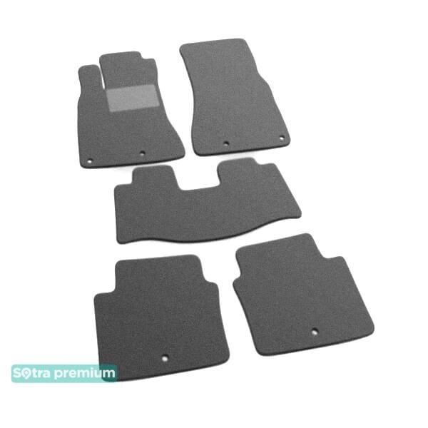 Sotra 01416-CH-GREY Interior mats Sotra two-layer gray for Lexus Gs (1998-2005), set 01416CHGREY