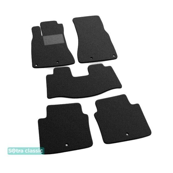 Sotra 01416-GD-GREY Interior mats Sotra two-layer gray for Lexus Gs (1998-2005), set 01416GDGREY