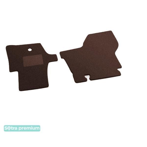 Sotra 01420-CH-CHOCO Interior mats Sotra two-layer brown for Opel Movano (2003-2010), set 01420CHCHOCO