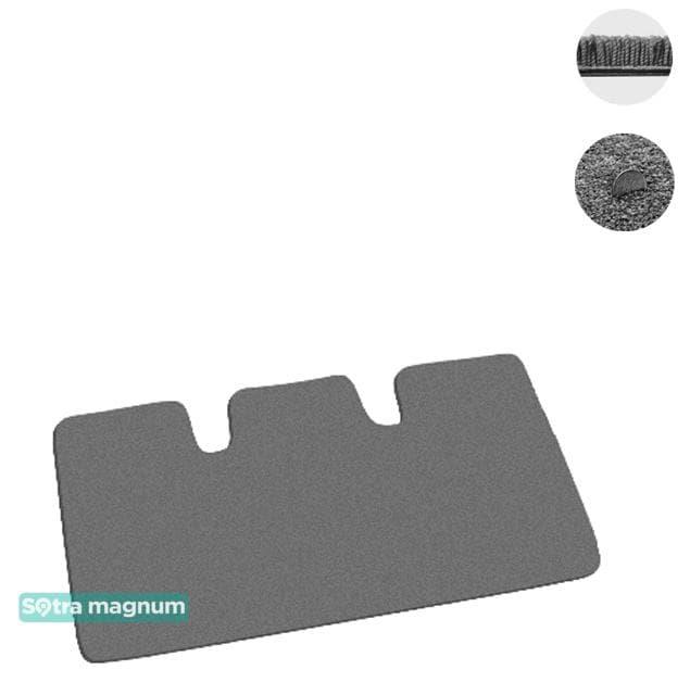 Sotra 01436-3-MG20-GREY Interior mats Sotra two-layer gray for Toyota Fortuner (2005-2015), set 014363MG20GREY