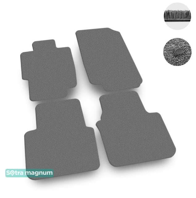 Sotra 01438-MG20-GREY Interior mats Sotra two-layer gray for Acura Tl (2003-2008), set 01438MG20GREY