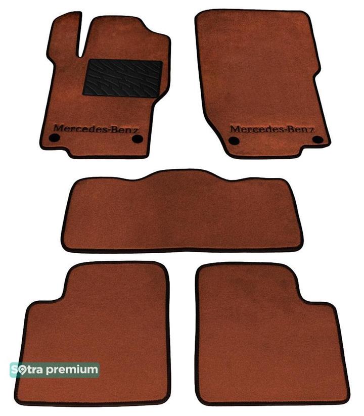 Sotra 01440-CH-TERRA Interior mats Sotra two-layer terracotta for Mercedes M-class (2005-2011), set 01440CHTERRA