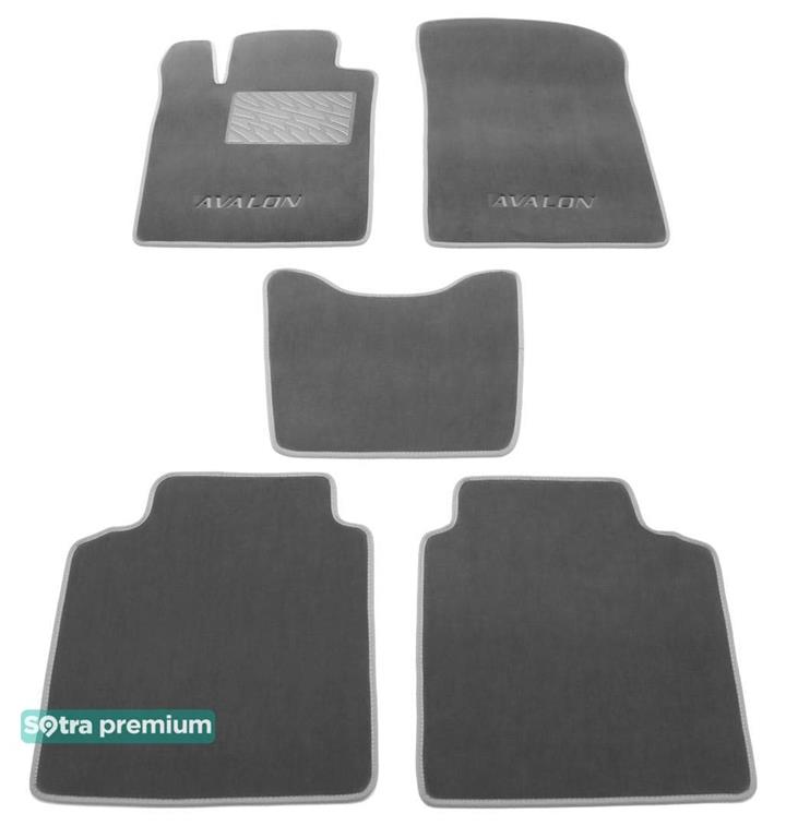 Sotra 01442-CH-GREY Interior mats Sotra two-layer gray for Toyota Avalon (2004-2012), set 01442CHGREY