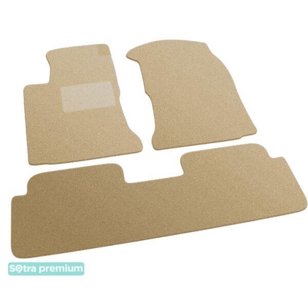 Sotra 01447-CH-BEIGE Interior mats Sotra two-layer beige for Toyota Corolla verso (2001-2007), set 01447CHBEIGE