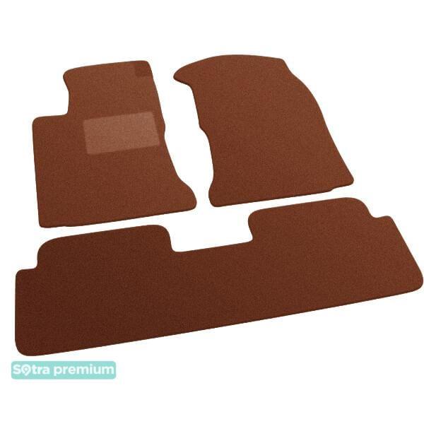 Sotra 01447-CH-TERRA Interior mats Sotra two-layer terracotta for Toyota Corolla verso (2001-2007), set 01447CHTERRA