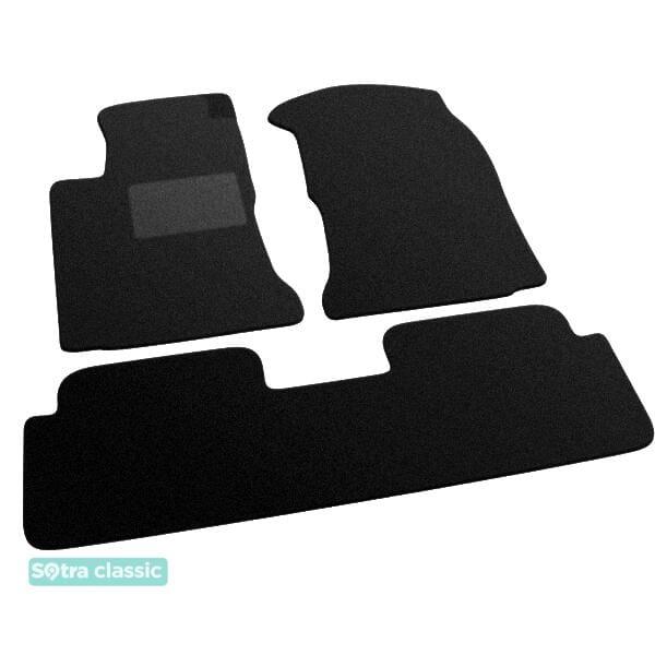 Sotra 01447-GD-BLACK Interior mats Sotra two-layer black for Toyota Corolla verso (2001-2007), set 01447GDBLACK