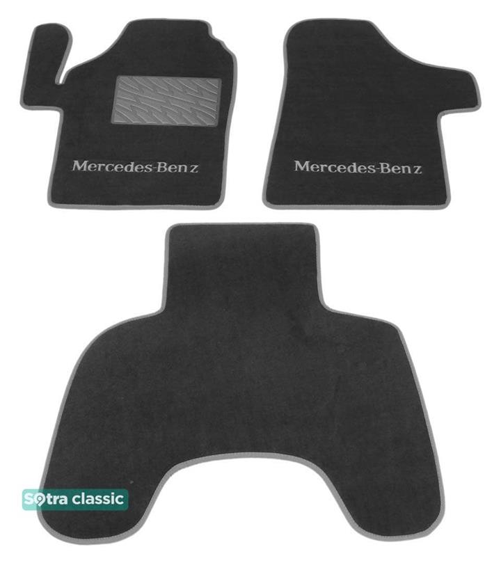 Sotra 01449-GD-GREY Interior mats Sotra two-layer gray for Mercedes Vito / viano (2004-2009), set 01449GDGREY