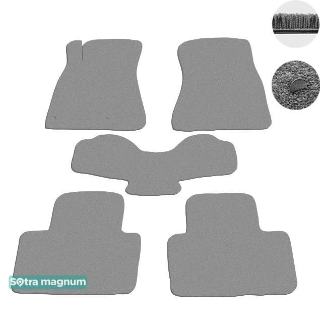 Sotra 01482-MG20-GREY Interior mats Sotra two-layer gray for Lexus Is eu (2005-2013), set 01482MG20GREY