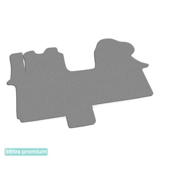 Sotra 01485-CH-GREY Interior mats Sotra two-layer gray for Renault Trafic (2001-2014), set 01485CHGREY