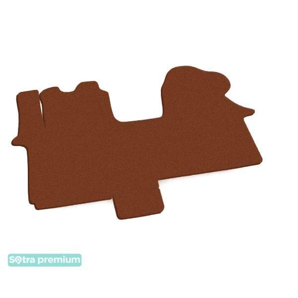 Sotra 01485-CH-TERRA Interior mats Sotra two-layer terracotta for Renault Trafic (2001-2014), set 01485CHTERRA