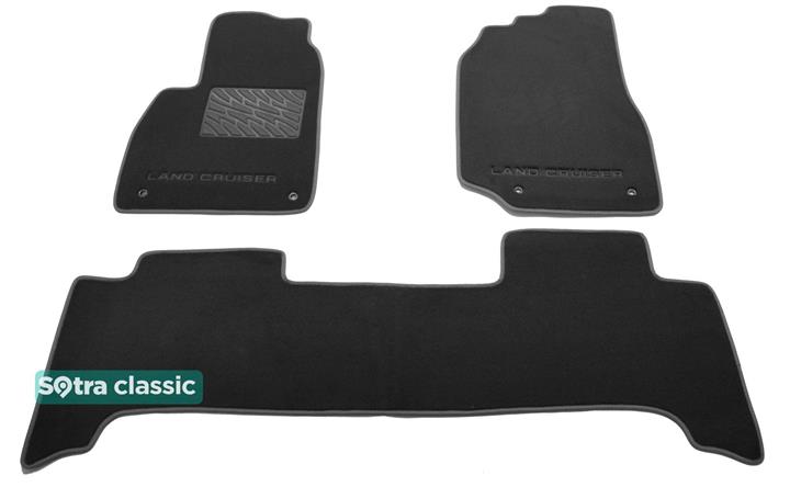 Sotra 05360-GD-GREY Interior mats Sotra two-layer gray for Toyota Land cruiser (1998-2007), set 05360GDGREY