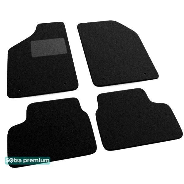 Sotra 05389-CH-BLACK Interior mats Sotra two-layer black for VAZ (Lada) 2109 / 21099 / 2114 / 2115 (1987-2012), set 05389CHBLACK
