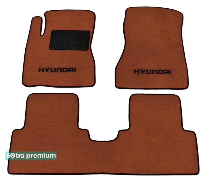 Sotra 06233-CH-TERRA Interior mats Sotra two-layer terracotta for Hyundai Tucson (2004-2014), set 06233CHTERRA