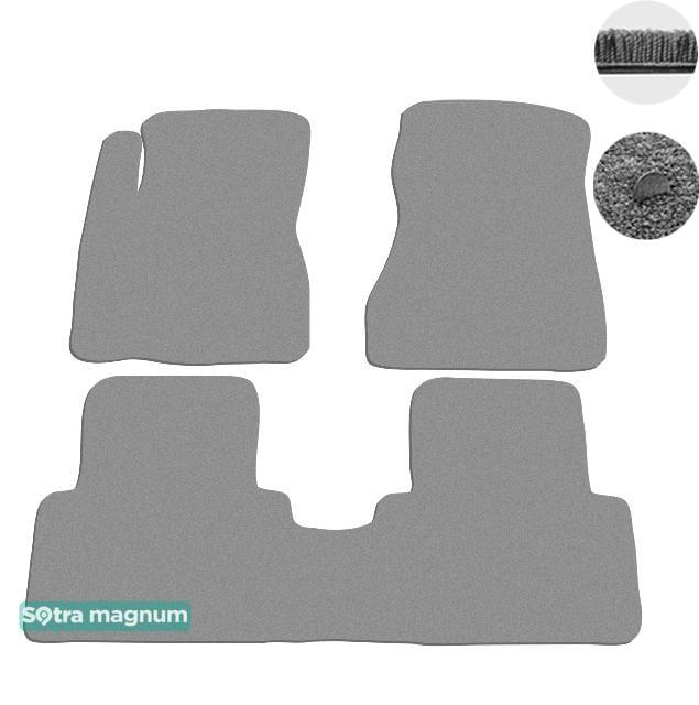 Sotra 06233-MG20-GREY Interior mats Sotra two-layer gray for Hyundai Tucson (2004-2014), set 06233MG20GREY