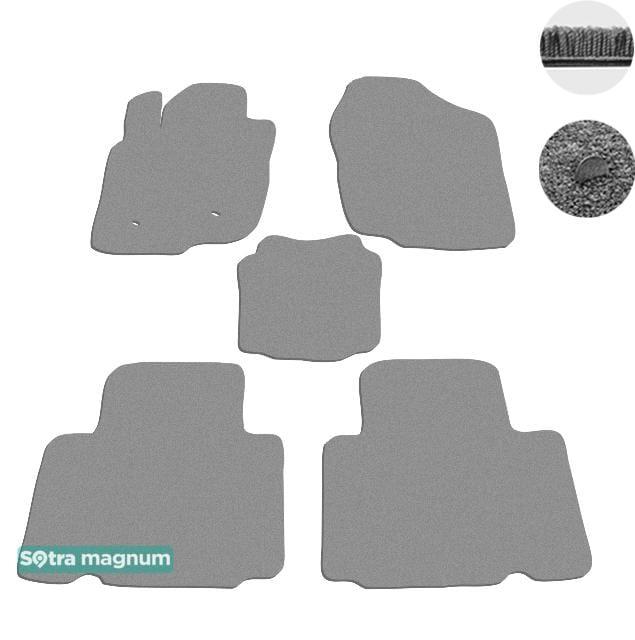 Sotra 06334-MG20-GREY Interior mats Sotra two-layer gray for Toyota Rav4 (2005-2012), set 06334MG20GREY