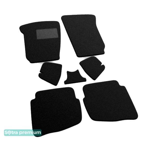 Sotra 06344-CH-BLACK Interior mats Sotra two-layer black for Seat Ibiza (2002-2008), set 06344CHBLACK