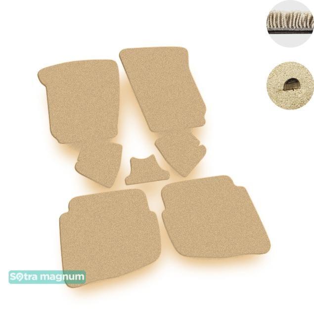 Sotra 06344-MG20-BEIGE Interior mats Sotra two-layer beige for Seat Ibiza (2002-2008), set 06344MG20BEIGE