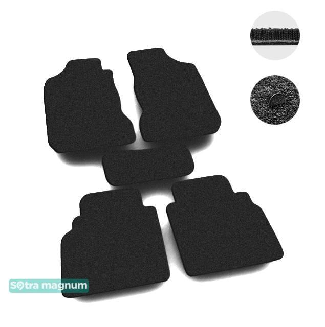 Sotra 06354-MG15-BLACK Interior mats Sotra two-layer black for Chrysler Neon (2000-2005), set 06354MG15BLACK
