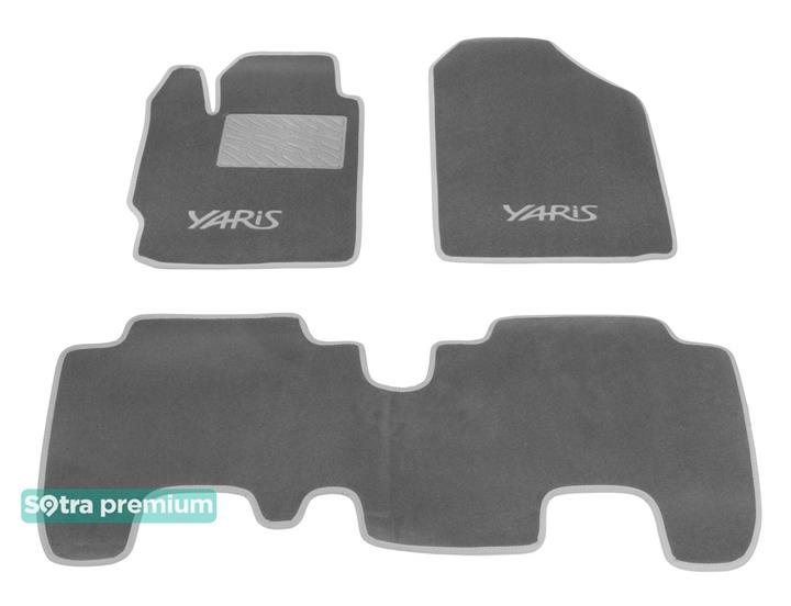 Sotra 06356-CH-GREY Interior mats Sotra Double layer gray for Toyota Yaris/Urban cruiser, set 06356CHGREY