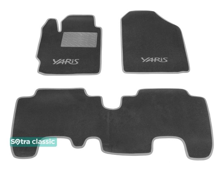 Sotra 06356-GD-GREY Interior mats Sotra Double layer gray for Toyota Yaris/Urban cruiser, set 06356GDGREY
