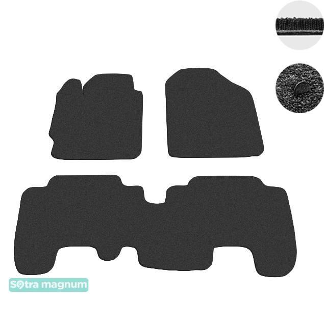 Sotra 06356-MG15-BLACK Interior mats Sotra Two-layer black for Toyota Yaris/Urban cruiser, set 06356MG15BLACK