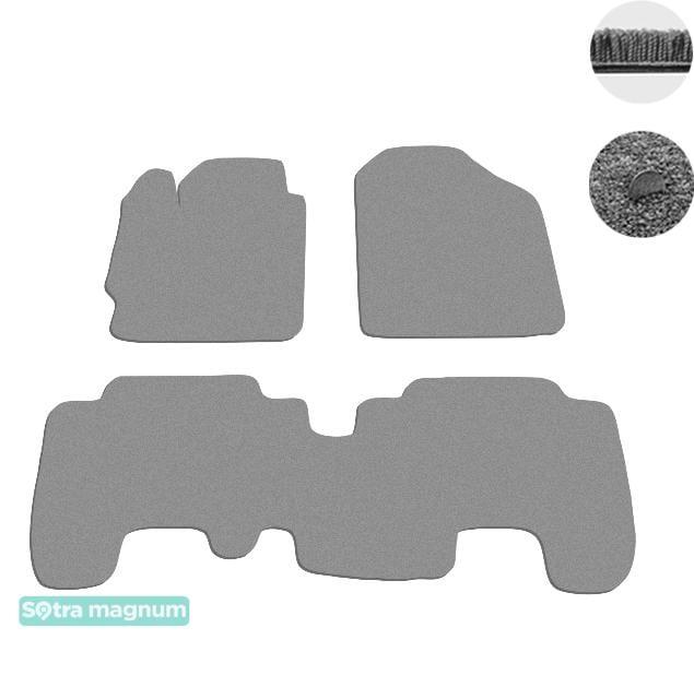 Sotra 06356-MG20-GREY Interior mats Sotra Double layer gray for Toyota Yaris/Urban cruiser, set 06356MG20GREY