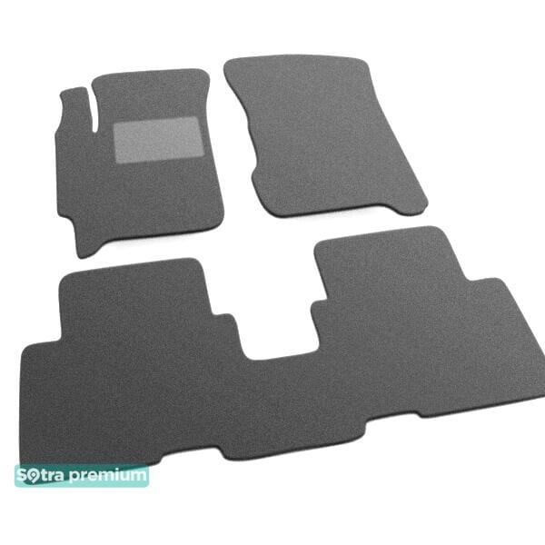 Sotra 06375-CH-GREY Interior mats Sotra two-layer gray for KIA Carens (2002-2006), set 06375CHGREY