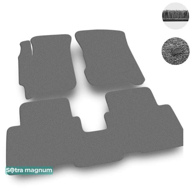 Sotra 06375-MG20-GREY Interior mats Sotra two-layer gray for KIA Carens (2002-2006), set 06375MG20GREY