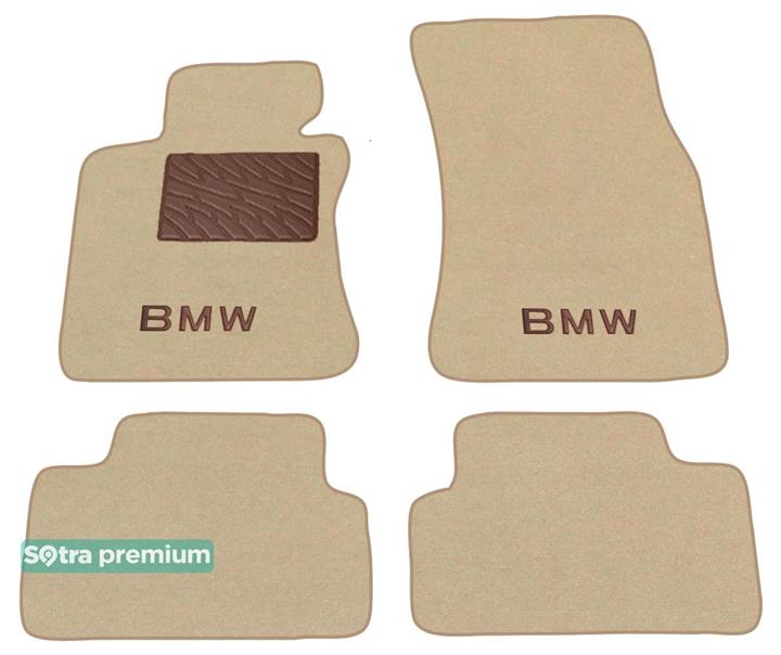 Sotra 06380-CH-BEIGE Interior mats Sotra two-layer beige for BMW 6-series (2003-2010), set 06380CHBEIGE