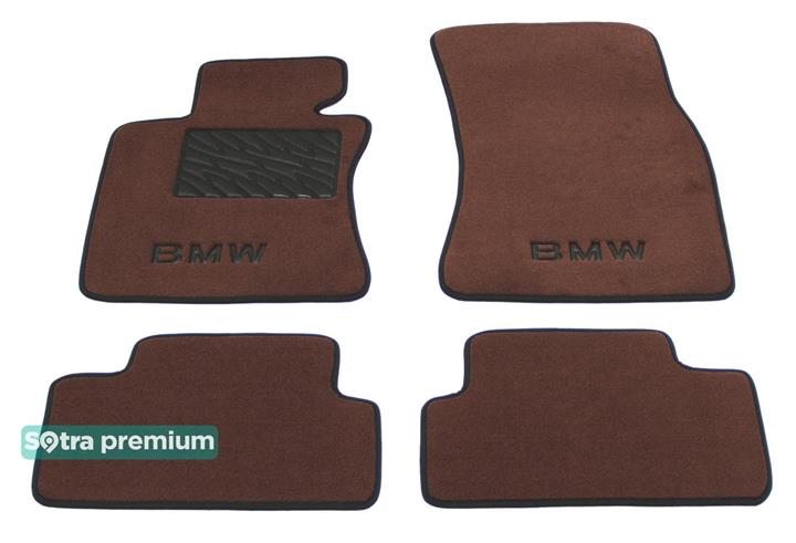 Sotra 06380-CH-CHOCO Interior mats Sotra two-layer brown for BMW 6-series (2003-2010), set 06380CHCHOCO