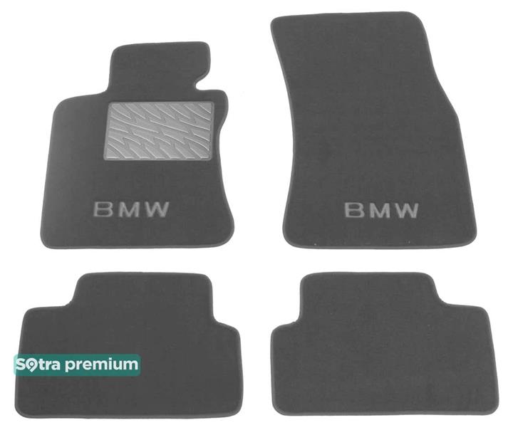 Sotra 06380-CH-GREY Interior mats Sotra two-layer gray for BMW 6-series (2003-2010), set 06380CHGREY