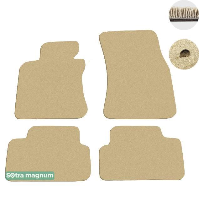 Sotra 06380-MG20-BEIGE Interior mats Sotra two-layer beige for BMW 6-series (2003-2010), set 06380MG20BEIGE