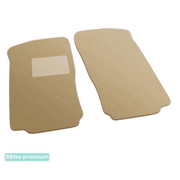 Sotra 06382-CH-BEIGE Interior mats Sotra two-layer beige for Opel Combo c (2001-2011), set 06382CHBEIGE