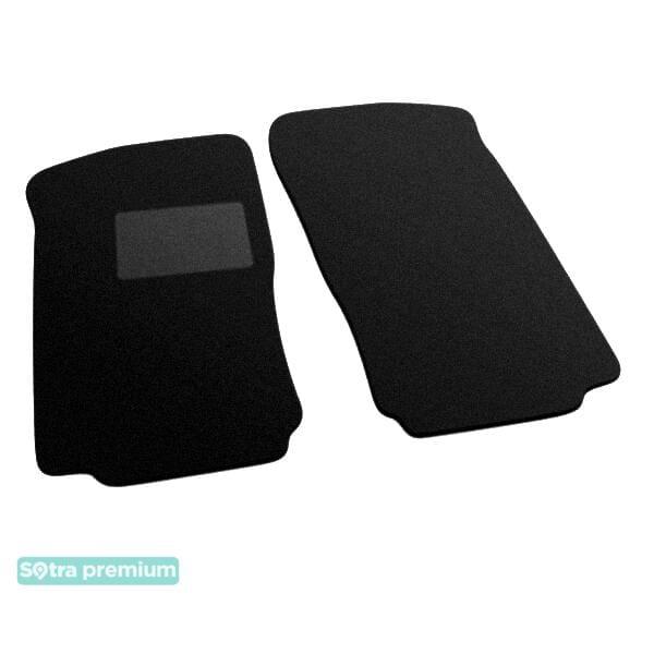 Sotra 06382-CH-BLACK Interior mats Sotra two-layer black for Opel Combo c (2001-2011), set 06382CHBLACK