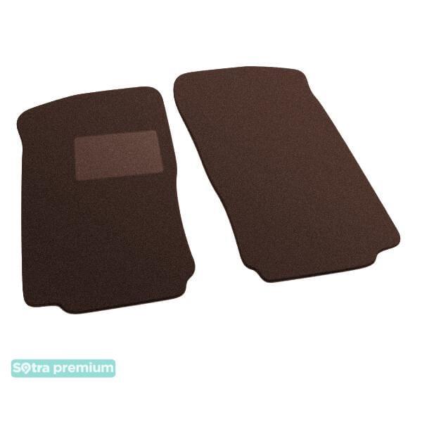Sotra 06382-CH-CHOCO Interior mats Sotra two-layer brown for Opel Combo c (2001-2011), set 06382CHCHOCO