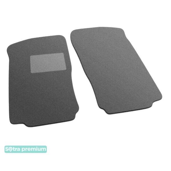 Sotra 06382-CH-GREY Interior mats Sotra two-layer gray for Opel Combo c (2001-2011), set 06382CHGREY