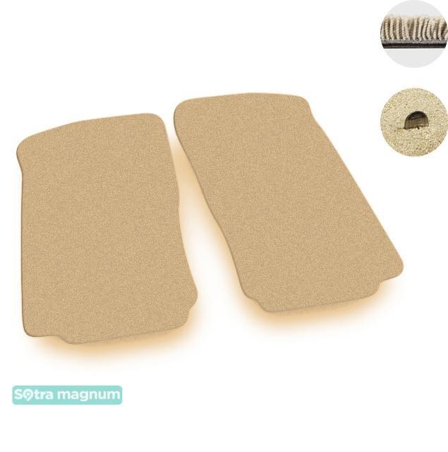 Sotra 06382-MG20-BEIGE Interior mats Sotra two-layer beige for Opel Combo c (2001-2011), set 06382MG20BEIGE