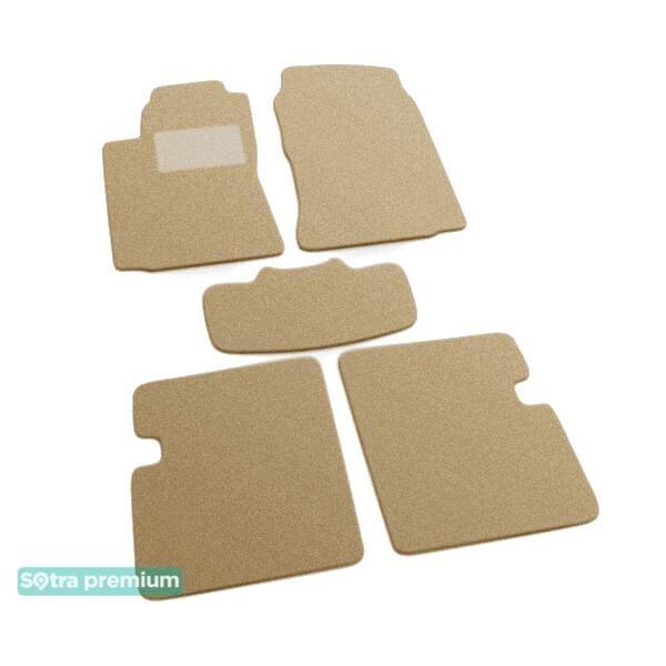 Sotra 06383-CH-BEIGE Interior mats Sotra two-layer beige for Toyota Corolla (2001-2006), set 06383CHBEIGE
