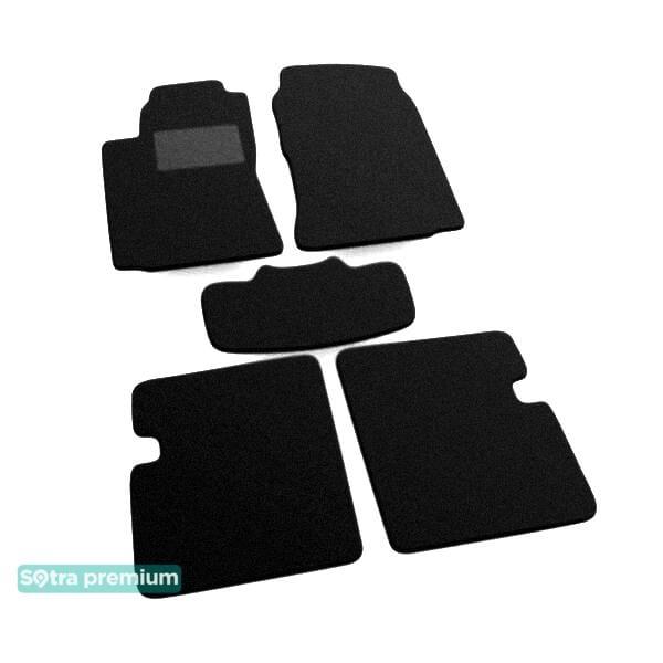 Sotra 06383-CH-BLACK Interior mats Sotra two-layer black for Toyota Corolla (2001-2006), set 06383CHBLACK