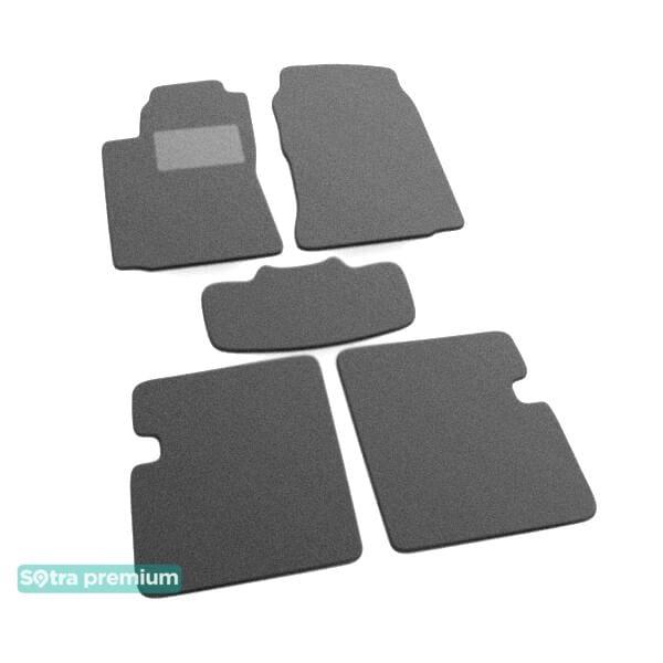 Sotra 06383-CH-GREY Interior mats Sotra two-layer gray for Toyota Corolla (2001-2006), set 06383CHGREY