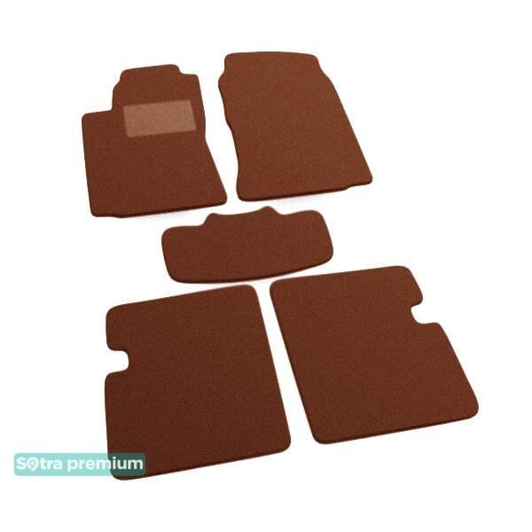 Sotra 06383-CH-TERRA Interior mats Sotra two-layer terracotta for Toyota Corolla (2001-2006), set 06383CHTERRA