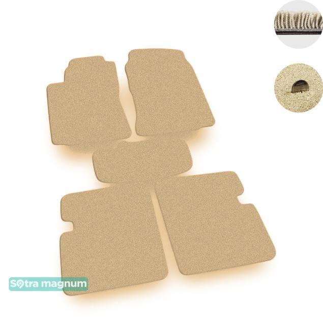 Sotra 06383-MG20-BEIGE Interior mats Sotra two-layer beige for Toyota Corolla (2001-2006), set 06383MG20BEIGE
