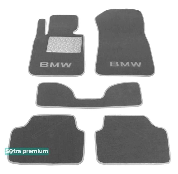 Sotra 06386-CH-GREY Interior mats Sotra two-layer gray for BMW 1-series (2004-2011), set 06386CHGREY