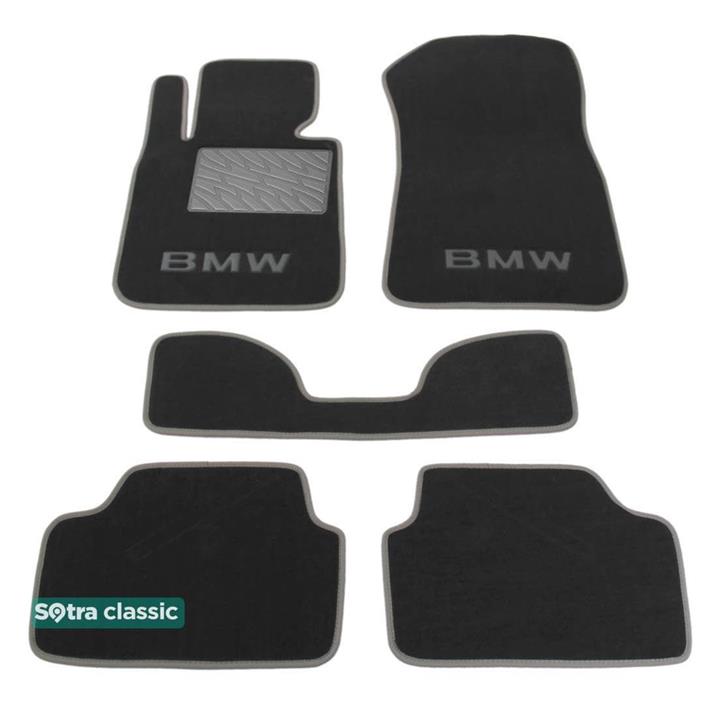 Sotra 06386-GD-GREY Interior mats Sotra two-layer gray for BMW 1-series (2004-2011), set 06386GDGREY