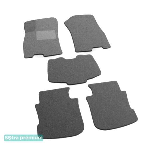 Sotra 06388-CH-GREY Interior mats Sotra two-layer gray for Cadillac Dts (2006-2011), set 06388CHGREY