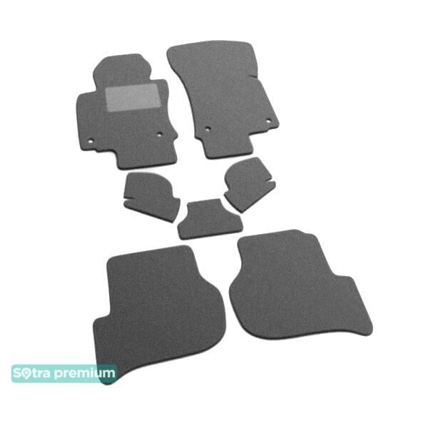 Sotra 06389-CH-GREY Interior mats Sotra two-layer gray for Volkswagen Jetta (2005-2011), set 06389CHGREY