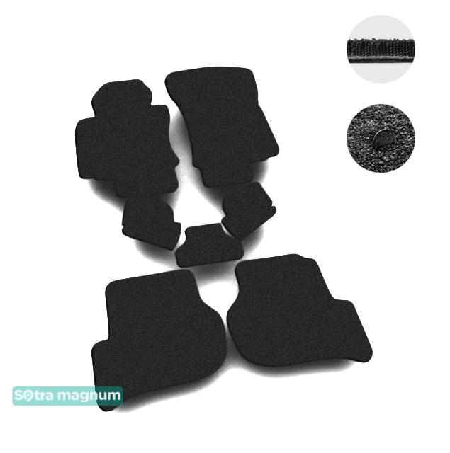 Sotra 06389-MG15-BLACK Interior mats Sotra two-layer black for Volkswagen Jetta (2005-2011), set 06389MG15BLACK