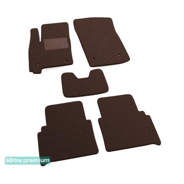 Sotra 06403-CH-CHOCO Interior mats Sotra two-layer brown for Opel Meriva a (2003-2010), set 06403CHCHOCO