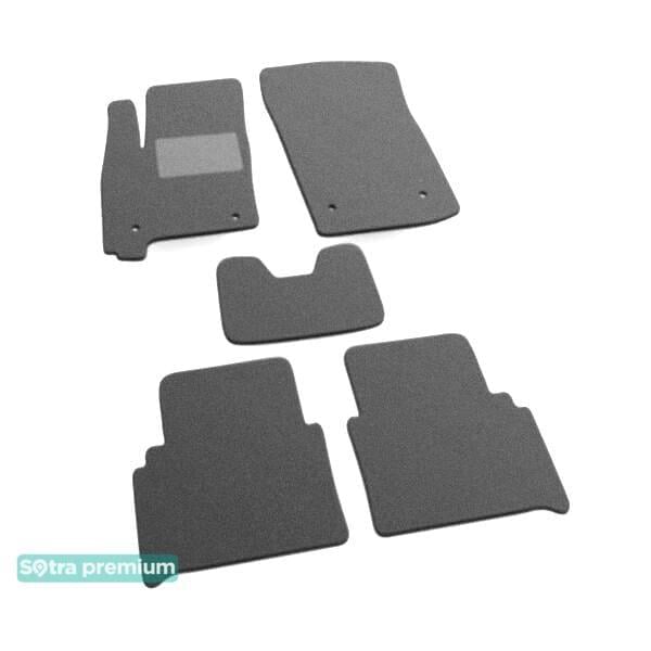 Sotra 06403-CH-GREY Interior mats Sotra two-layer gray for Opel Meriva a (2003-2010), set 06403CHGREY